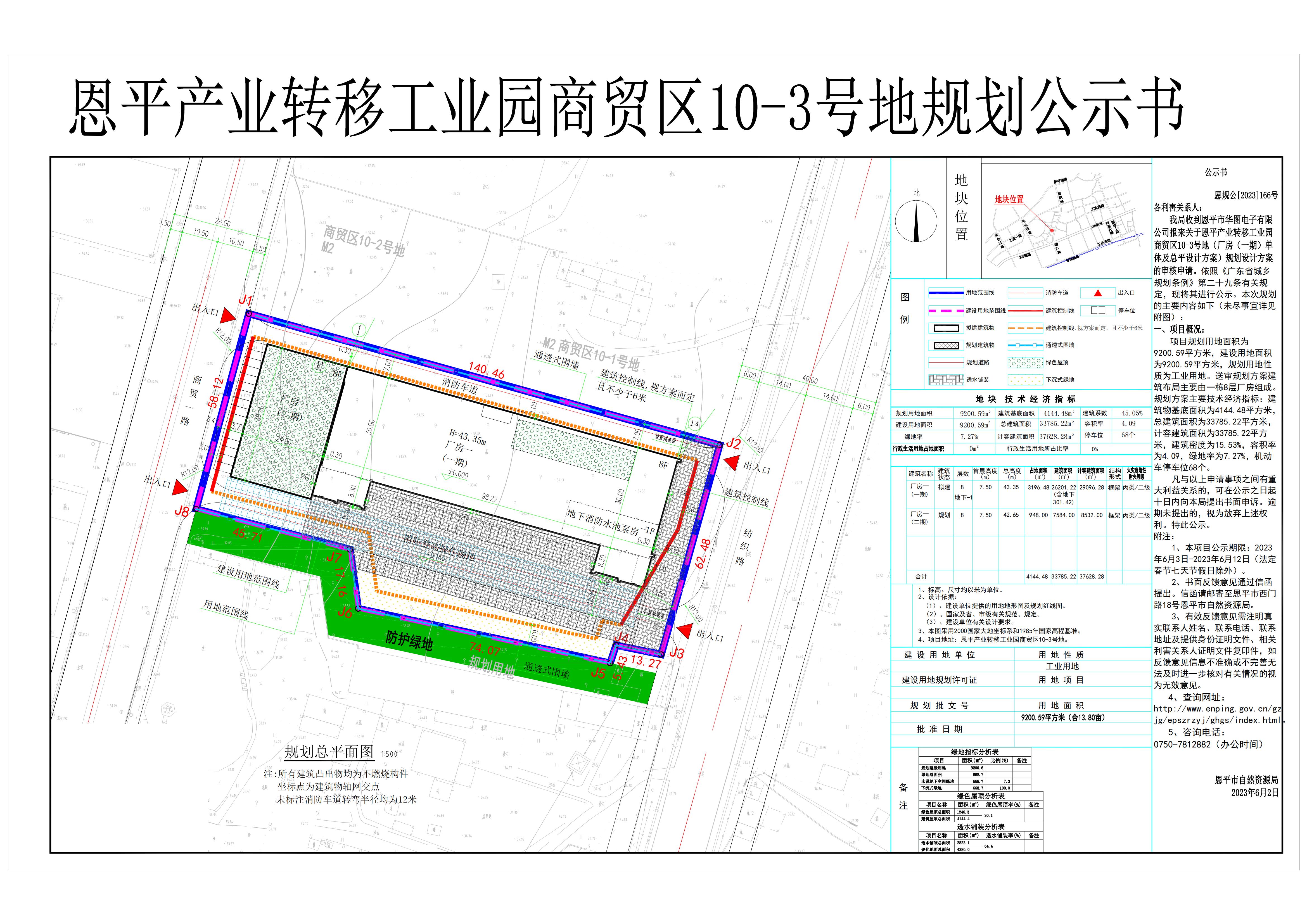 关于欧亚国际产业转移工业园商贸区10-3号地（欧亚国际官网
华图电子有限公司）厂房（一期）单体及总平设计方案的公示_00.jpg