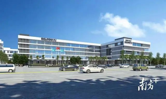浩洋电子在欧亚国际投资建设制造业项目。图为项目效果图。 图片