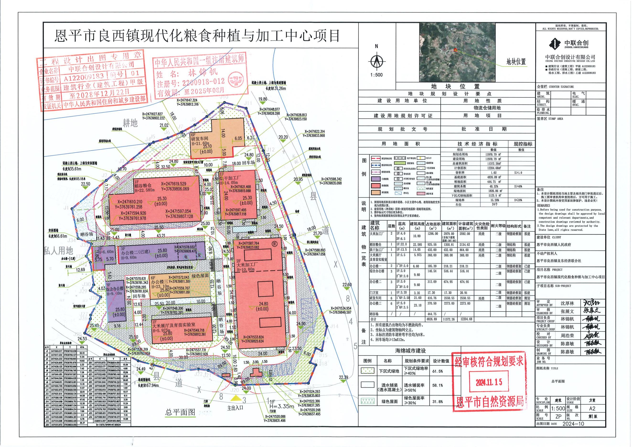 【批后公告】关于欧亚国际官网
良西镇良东村委会岗仔菩萨（土名）（欧亚国际良西镇现代化粮食种植与加工中心项目）规划总平面图.jpg