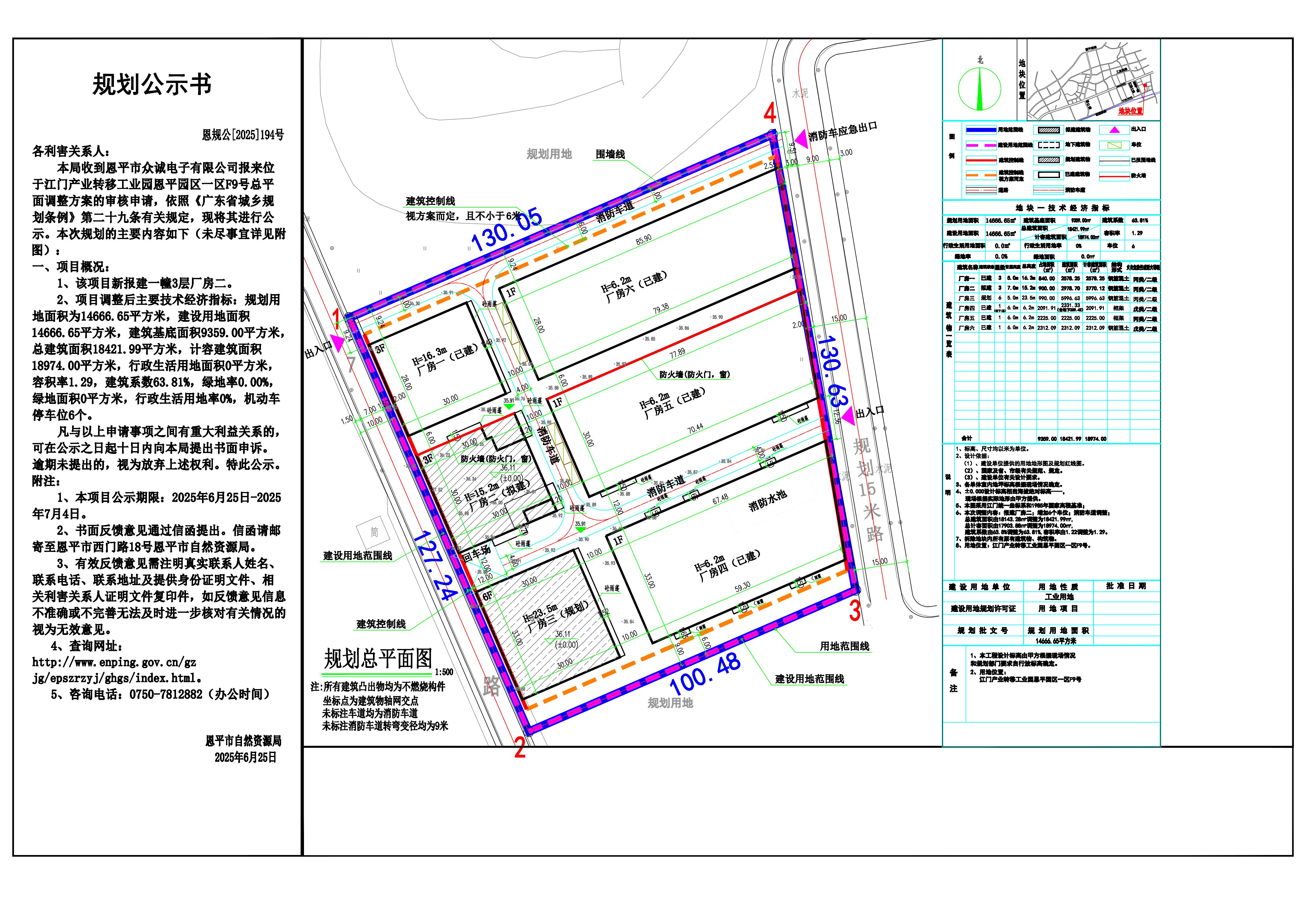 恩规公[2025]194号 关于江门产业转移工业园欧亚国际园区一区F9号（欧亚国际官网
众诚电子有限公司）的规划公示书.jpg